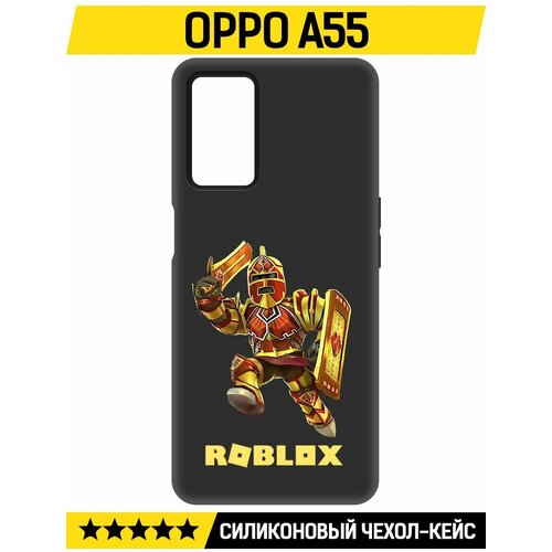 Чехол-накладка Krutoff Soft Case Roblox-Рэдклифф для Oppo A55 черный чехол накладка krutoff soft case roblox рэдклифф для oppo a17k черный