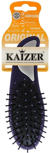 Щетка массажная KAIZER 14см мини пластик 1 шт.