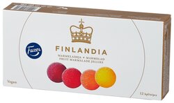 Мармелад Fazer Finlandia со вкусом абрикоса, черной смородины, лимона, клубники 260 г