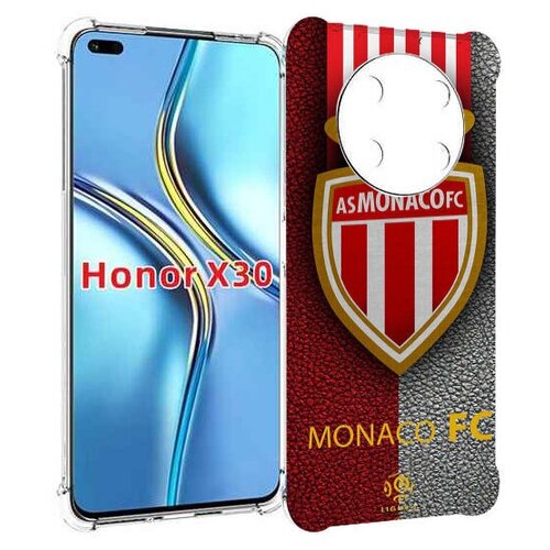 Чехол MyPads фк монако для Honor X30 / Magic4 Lite 5G задняя-панель-накладка-бампер