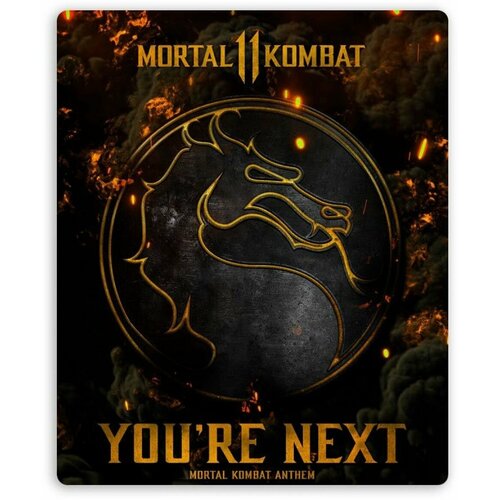 Коврик для мышки прямоугольный Mortal Kombat 11 Dragon Logo