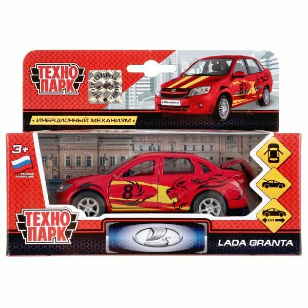 Машинка Технопарк Lada Granta Sport 12 см - фото №7