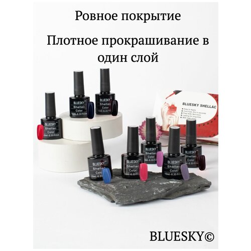 Гель лак для ногтей набор 9, гель-лаки Bluesky