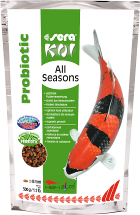 Корм для прудовых рыб Sera Koi All Seasons Probiotic 500 г.