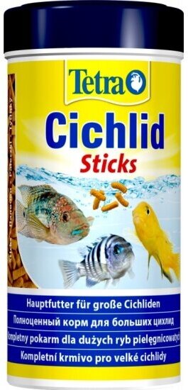 Корм для рыб Tetra Cichlid Sticks корм для всех видов цихлид в палочках 250 мл