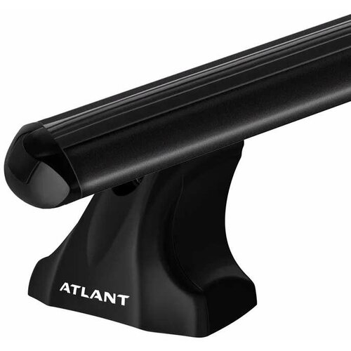 Багажник на крышу Атлант HYUNDAI Sonata VII (LF) (4-дв. седан) 14-16,17-20 (Гладкая крыша) дуги алюминиевые аэро черные