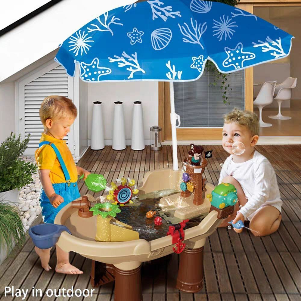 Игровой стол "Пиратская лодка", с мыльными пузырями и аксессуарами — фото 1