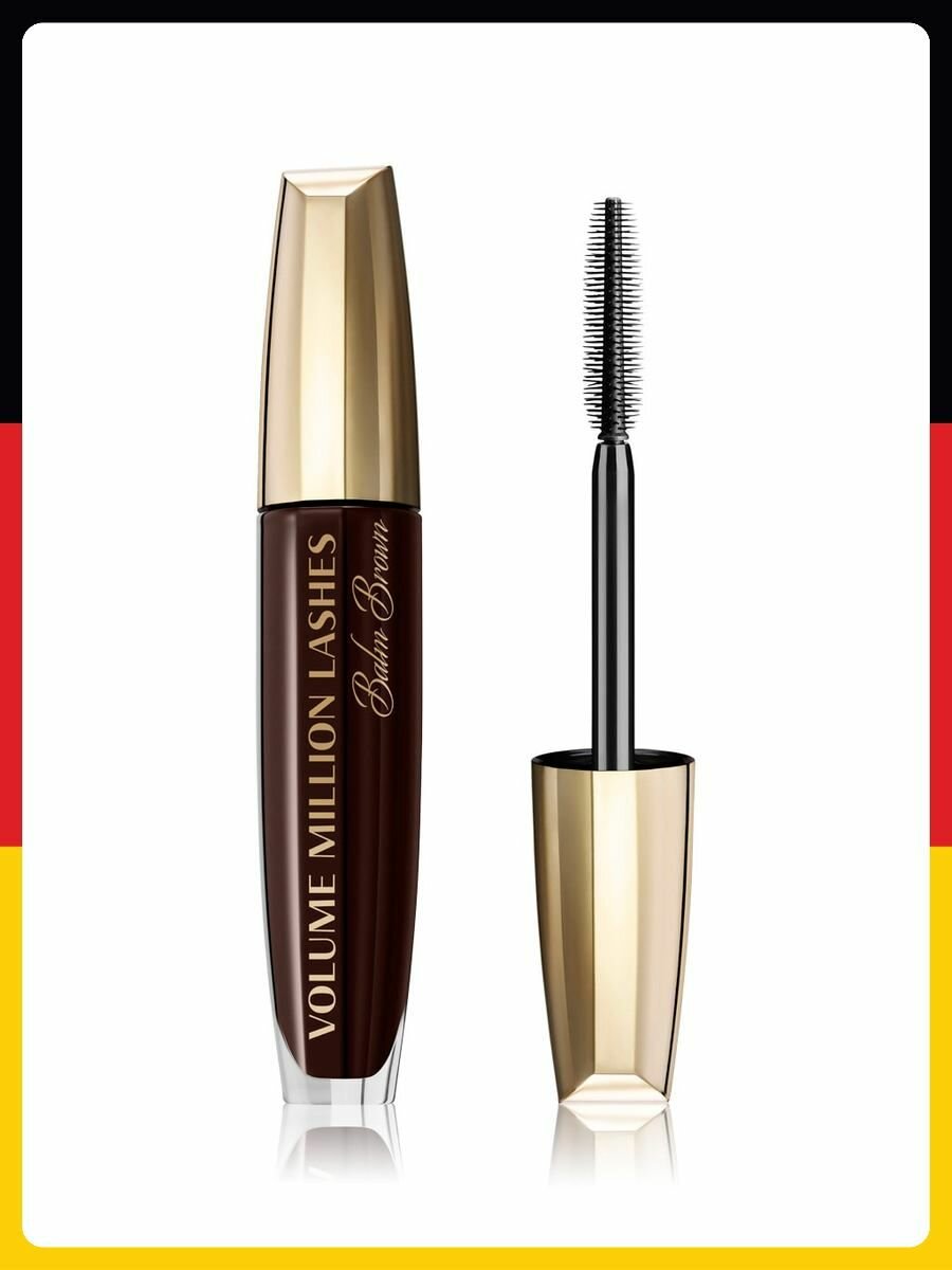 Тушь для ресниц L'Oreal Paris Volume Million Lashes Balm Brown, 8,6 мл № 1 01 - Коричневый