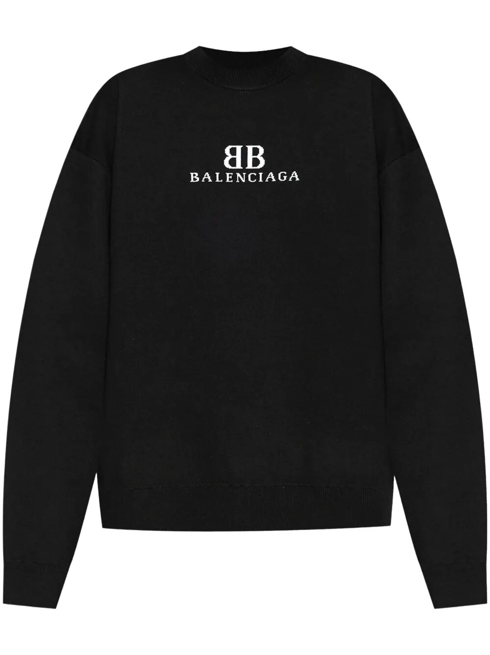 Свитер BALENCIAGA, размер 52, , черный