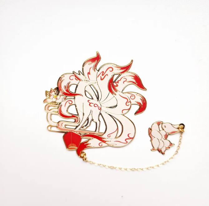 Металлическая Кумихо закладка для книг — фото 1