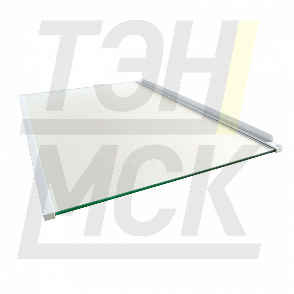 Стеклянная полка для холодильника Атлант, Минск, 485х330мм, мкау.697485.026, 769748502600