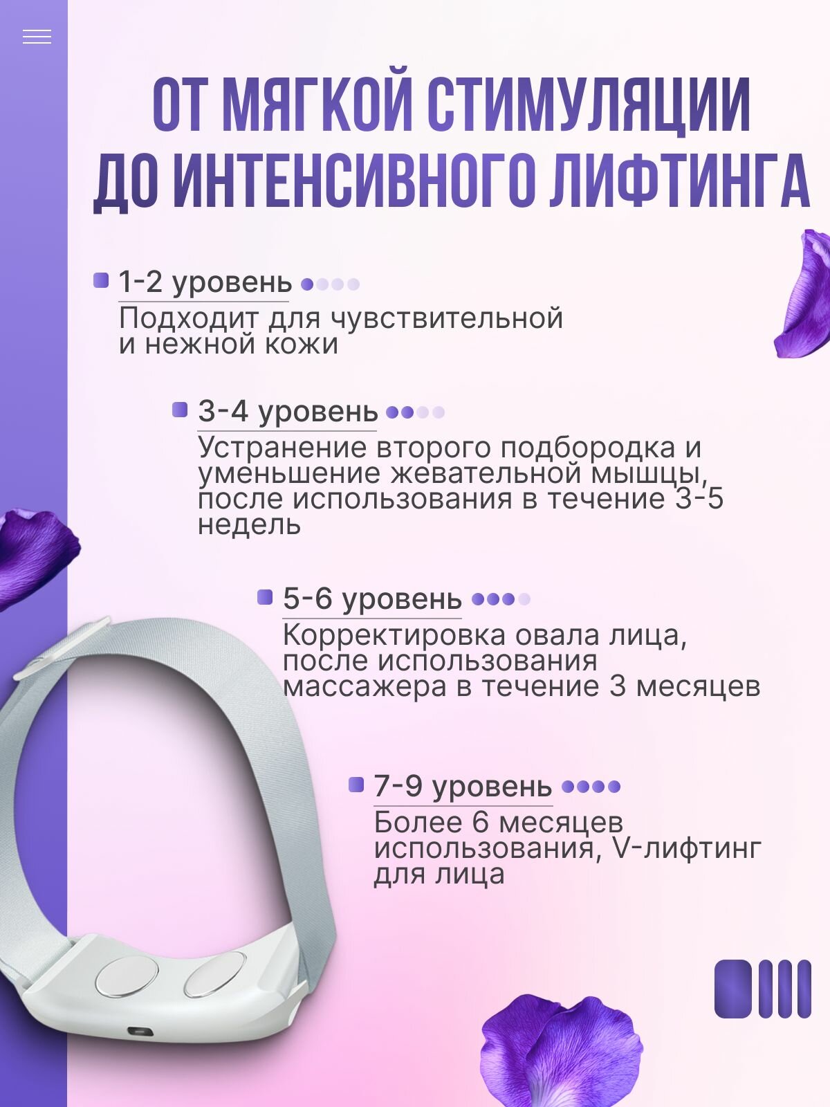 Массажеры Для Лица Микротоковый массажер, Бандаж-массажер с вибрацией для подтяжки контура овала лица, косметологический лифтинг