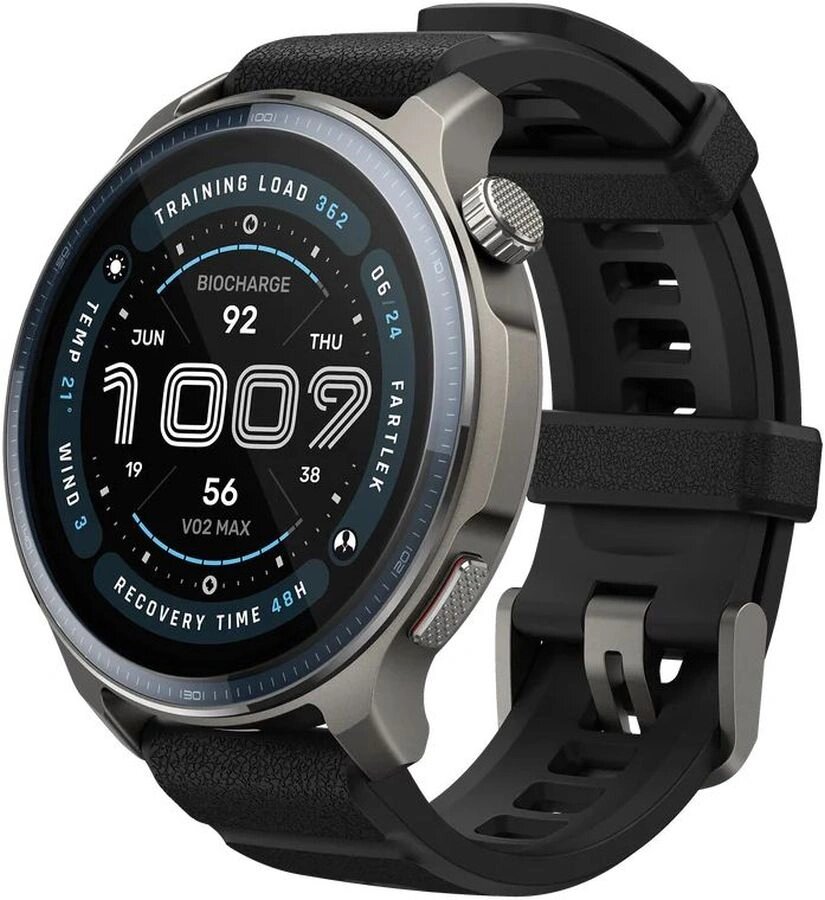 Смарт-часы Amazfit Balance 2 A2430 1.5" TFT корп. серый рем. черный разм. брасл:140-210мм (6972596108955)