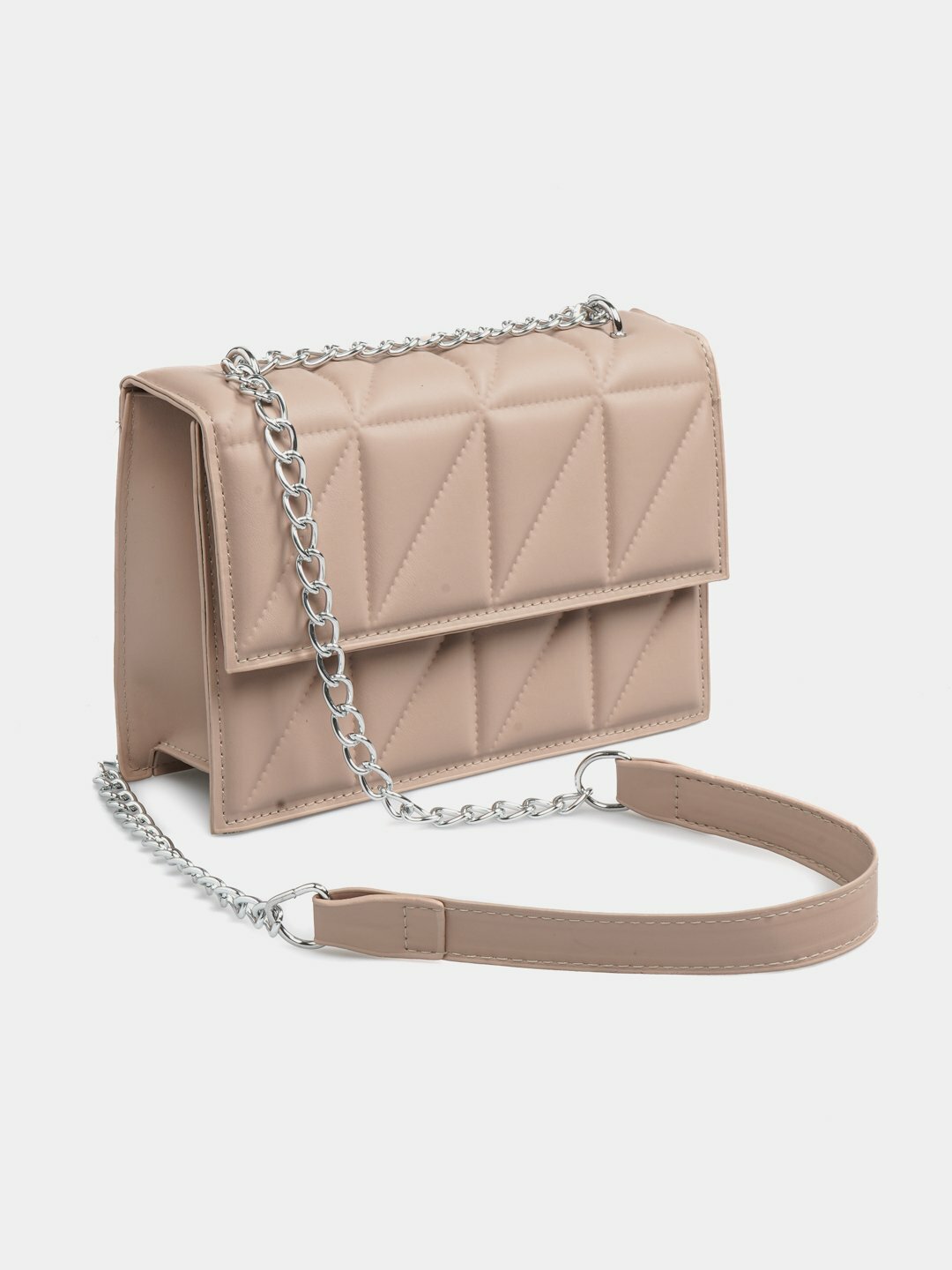 Сумка  Geometric Chain 2025, розовый