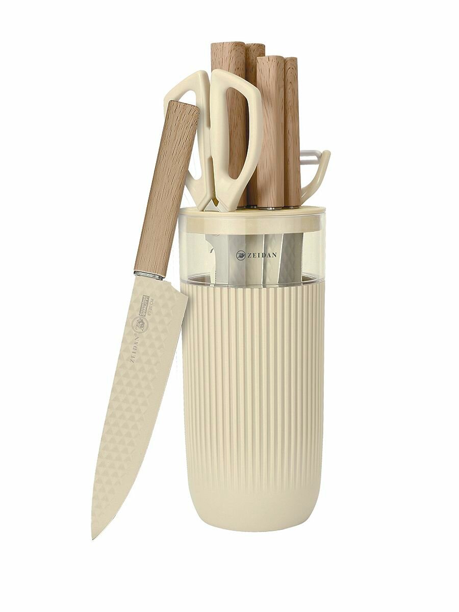 Набор ножей ZEIDAN Z-3144 Ivory 8 предметов