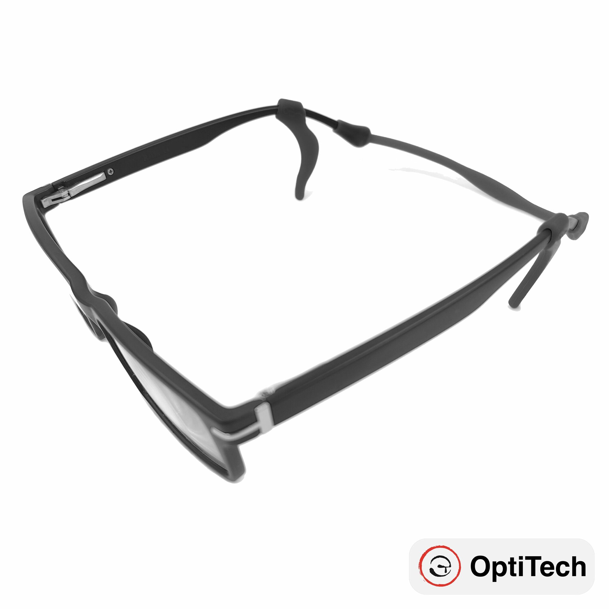 Шнурок для очков с стопорами, детский, набор, чёрный