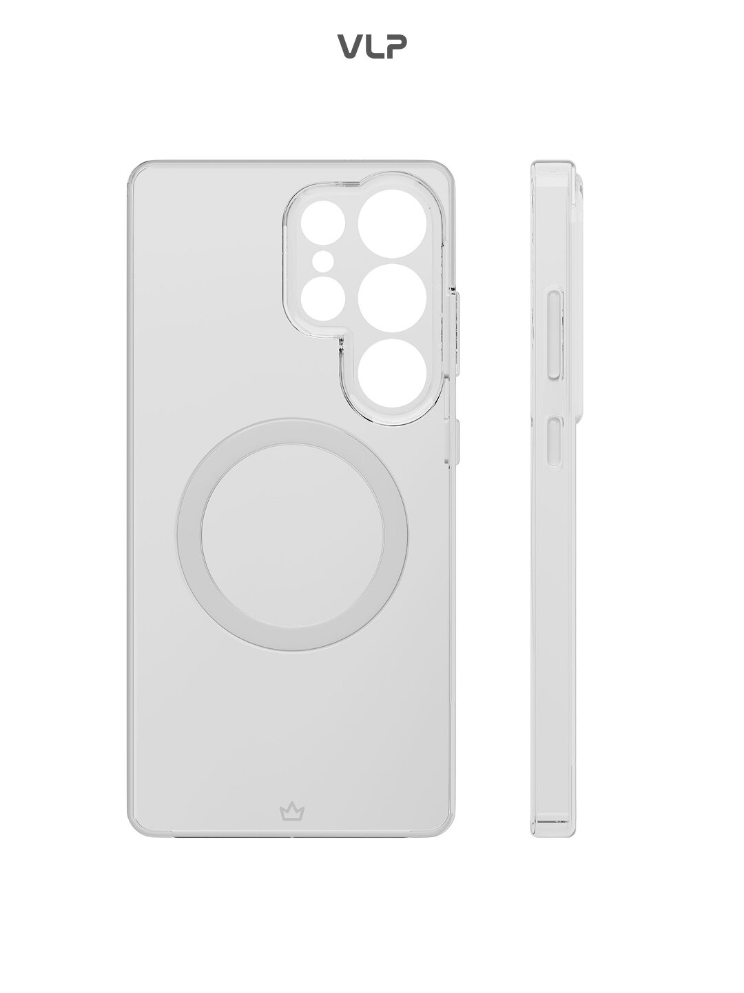 Чехол на Samsung S25 Ultra с MagSafe Puro Case VLP, прозрачный — фото 1