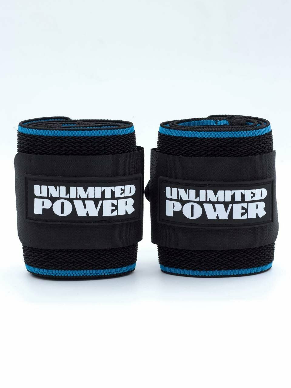 Кистевые бинты "Tenax" Unlimited Power, мягкие, черно-синие, для фитнеса