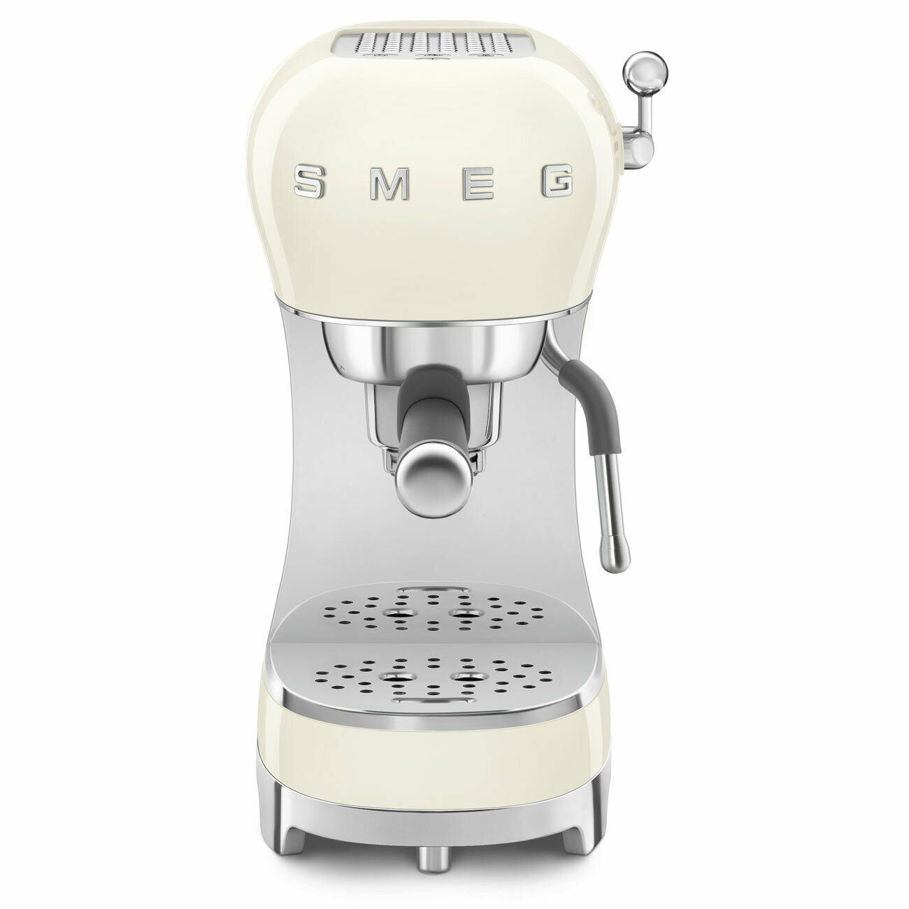 Рожковая кофемашина-эспрессо Smeg ECF02CREU нескользящие ножки цвет кремовый