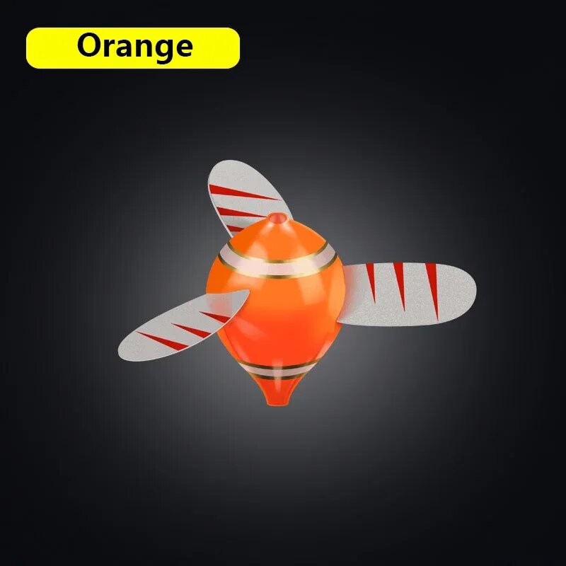 Rotating Mini Fishing Float из баргузинской пихты Оранжевый