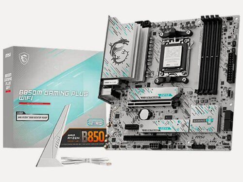 Изображение товара Материнская плата MSI B850M GAMING PLUS WIFI (AM5, mATX)