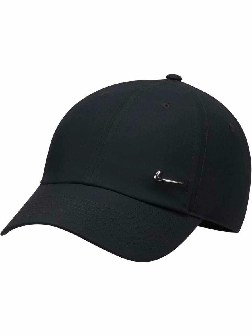 Бейсболка NIKE Unstructured Metal Swoosh Cap для женщин, размер L/XL, черный