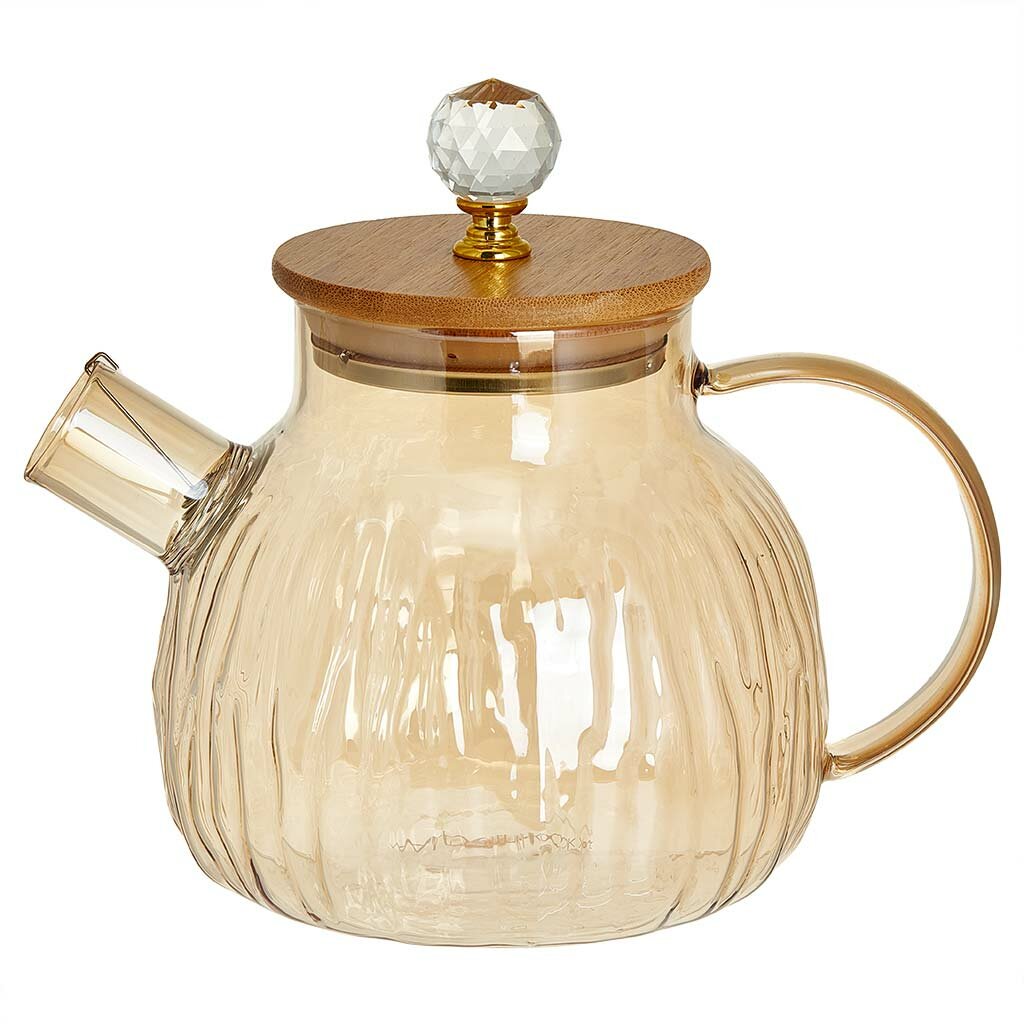 Заварочный чайник из термостойкого стекла 1 л Alpenkok AK 5550