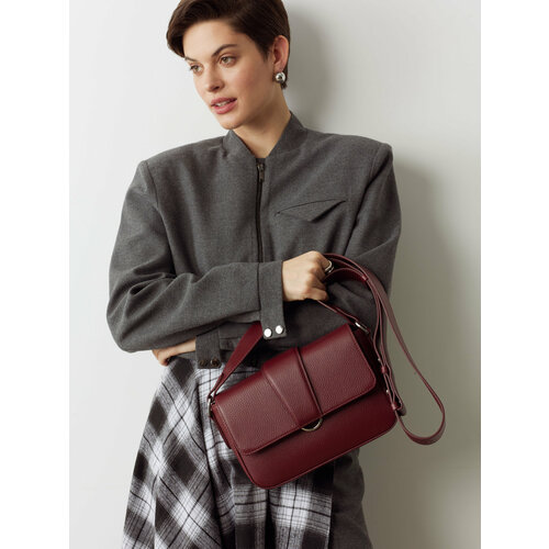 Сумка кросс-боди Afina фактура зернистая карамель 18879₽