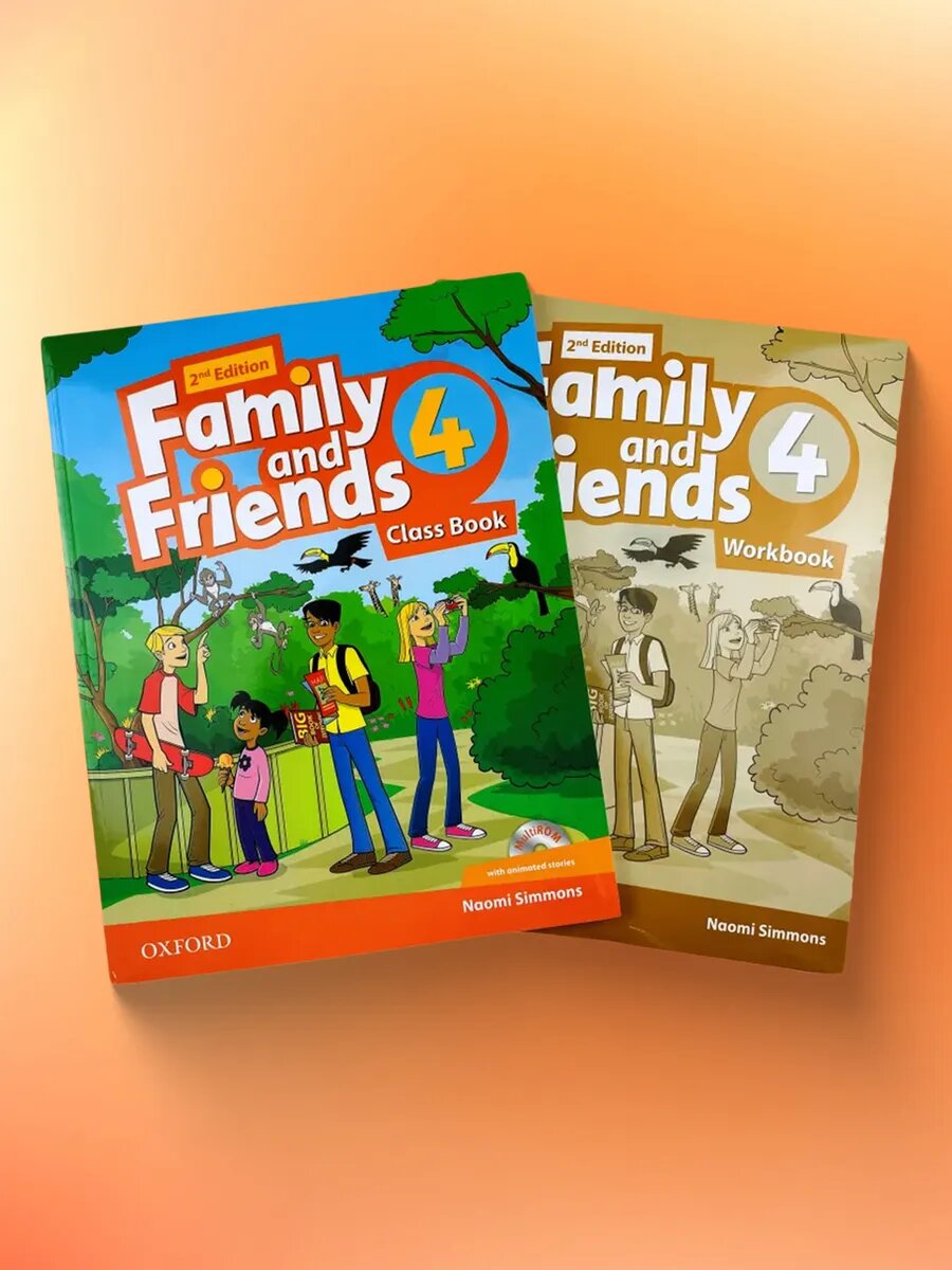 Family and Friends 4 (2nd Ed.) Class+Workbook+CD/DVD