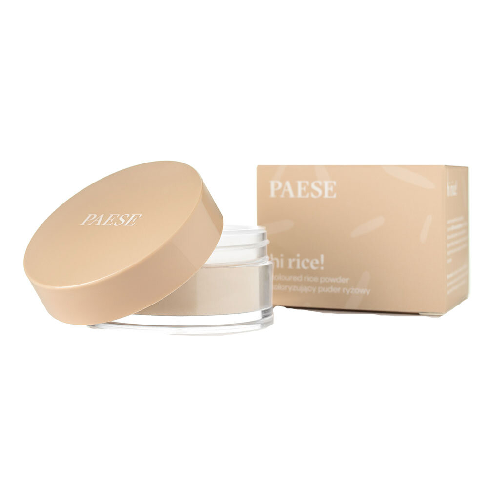 PAESE Hi Rice №10 — фиксирующая рисовая пудра с оттенком, 10 гр