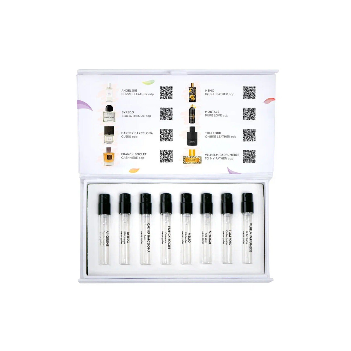 Набор #44 Aroma Box "Кожаные ароматы", 8 пробников по 1,5 мл