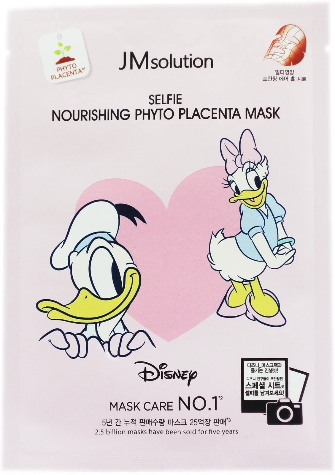 Маска тканевая, питательная JMsolution Disney Collection Selfie Nourishing Phytoplacenta Mask, 30 мл