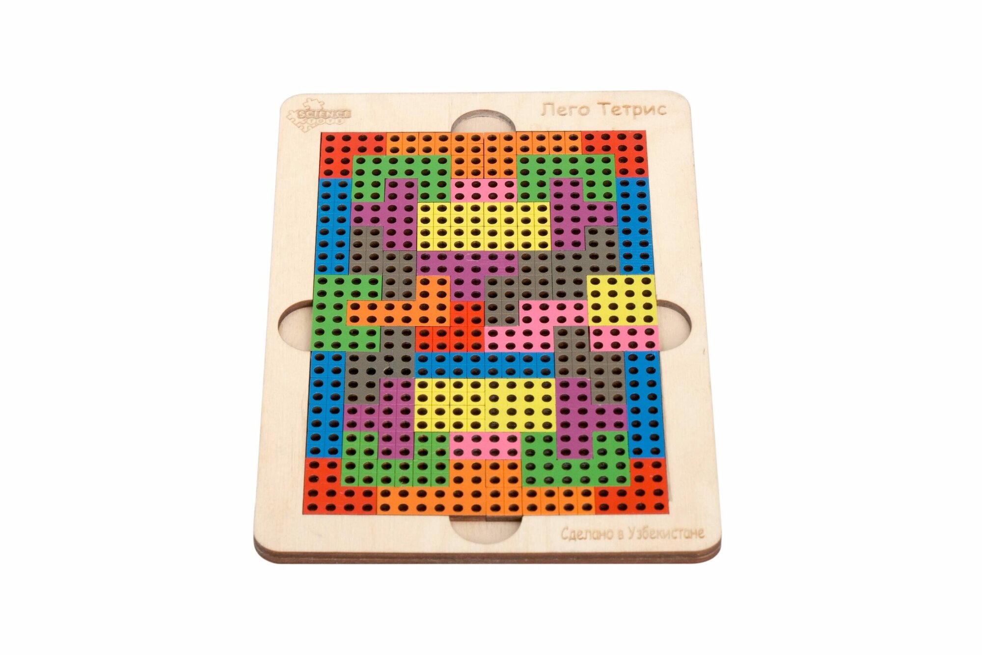 Головоломка Science Toys "Лего Тетрис", дерево, 23 см x 17 см