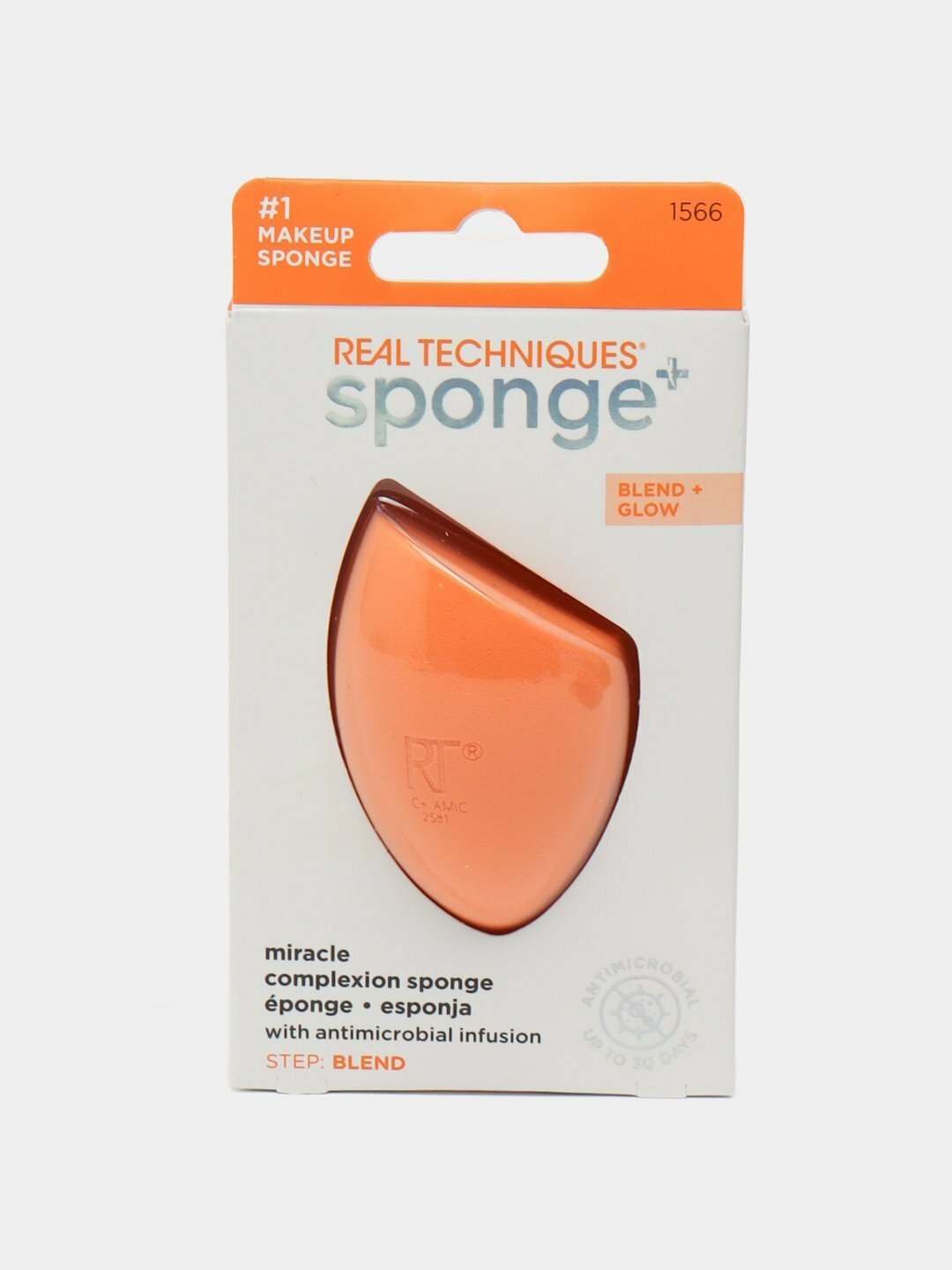 Спонж Real Techniques Sponge, для макияжа, универсальный, подарок, случайный цвет, 4x6 см