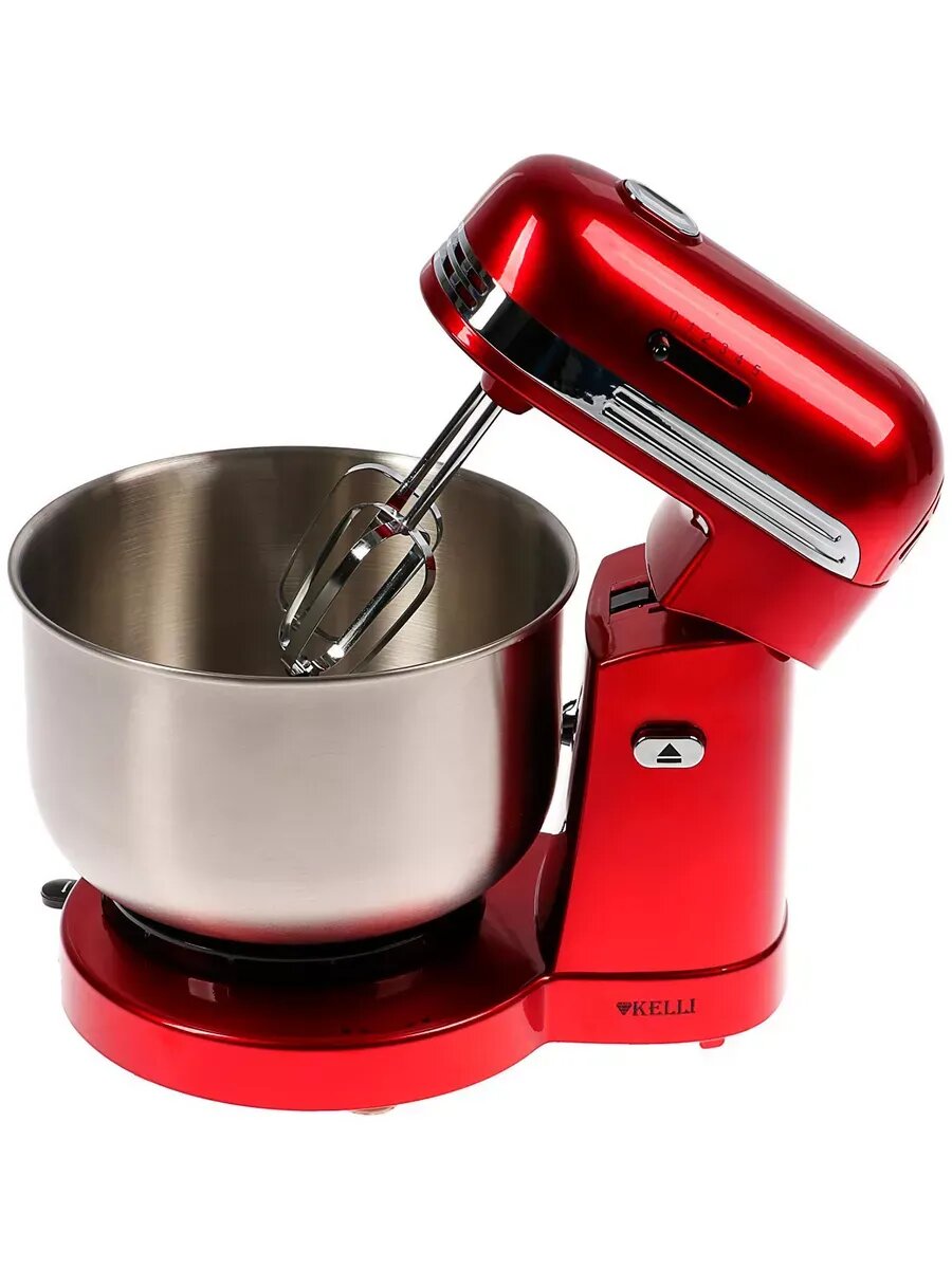 Миксер стационарный Kelli KL-5071 500 Вт 5 скоростей красный