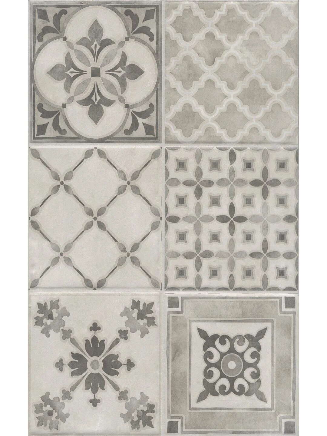 Керама марацци Бордо плитка настенная 400х250х95мм (9шт) (0.9кв. м) серо-бежевый