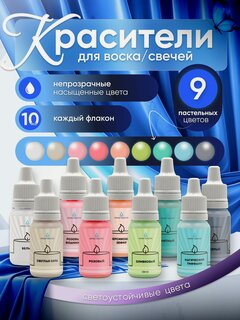 Изображение товара Набор жидких красителей для свечей и воска Nude 2 EPOXYMASTER