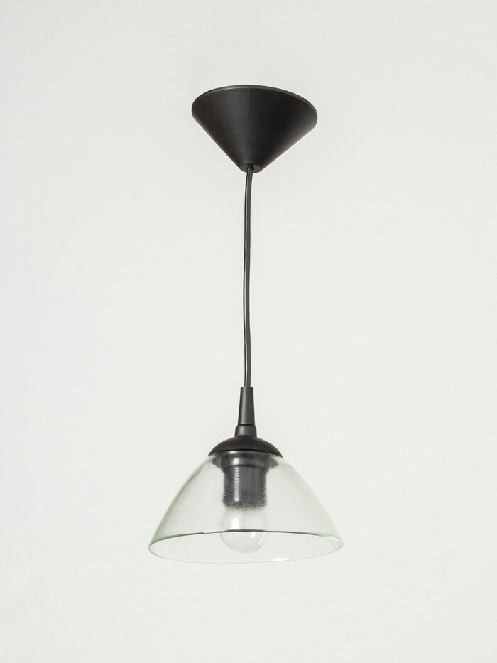 Светильник потолочный  Альдекс  BayerLux  стеклянный рассеиватель  E27  40вт  чёрный