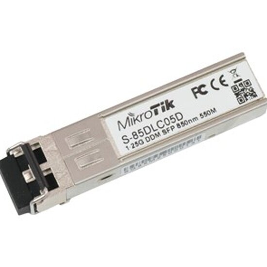 Трансивер MikroTik S-85DLC05D SFP 1.25Гбит/с 850нм LC Duplex многомодовое 0.55 км