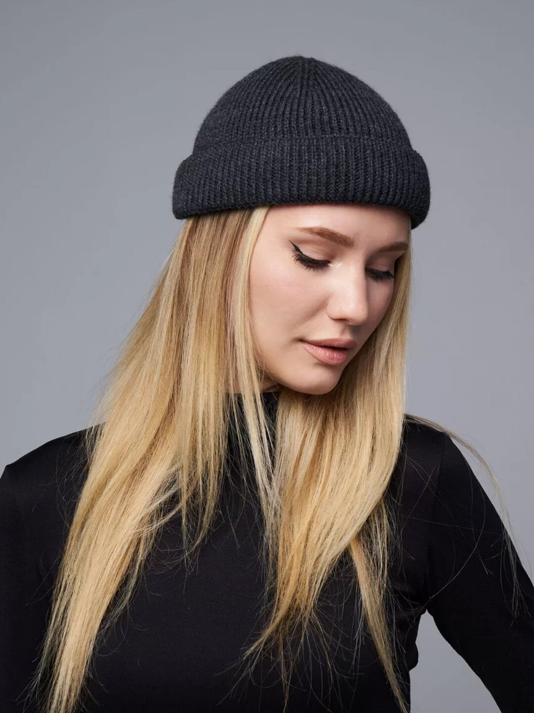 Шапка-бини 8 для взрослых и детей, размер 56, хром