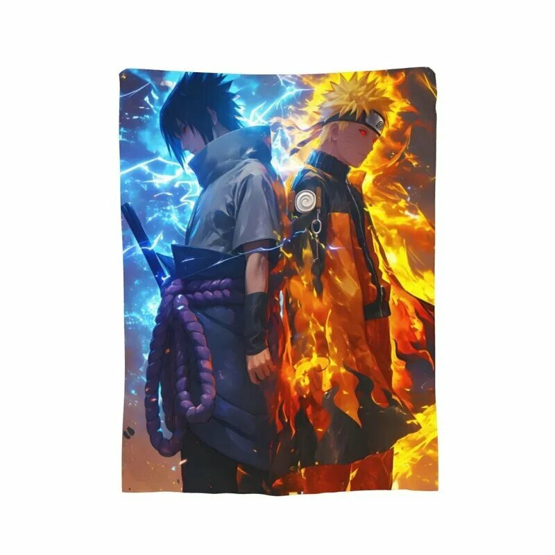 MXEB Плед с фотопринтом Naruto Пледы Наруто , Фланель, 125 см х 100 см