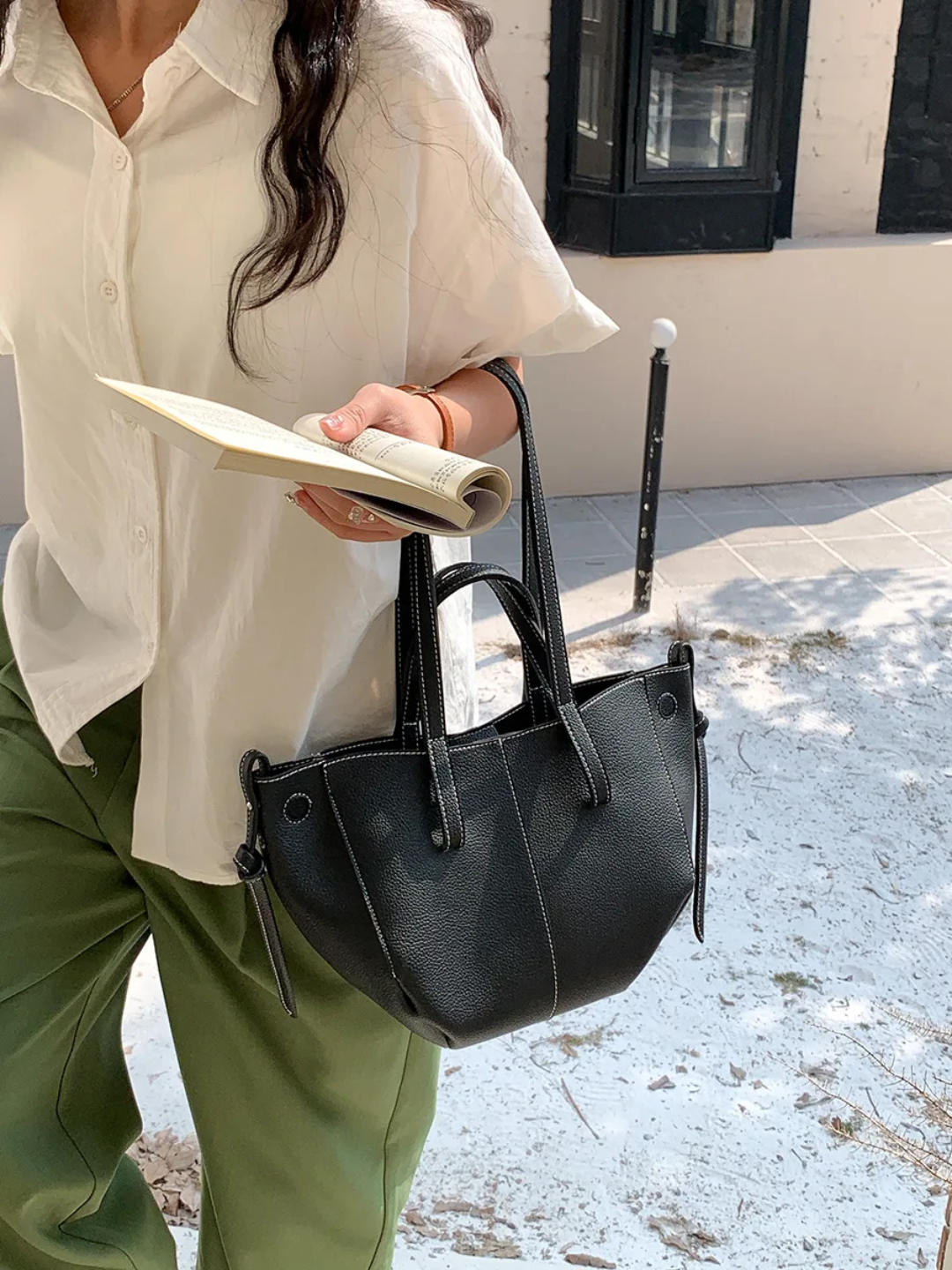 Сумка шоппер , черный — фото 1