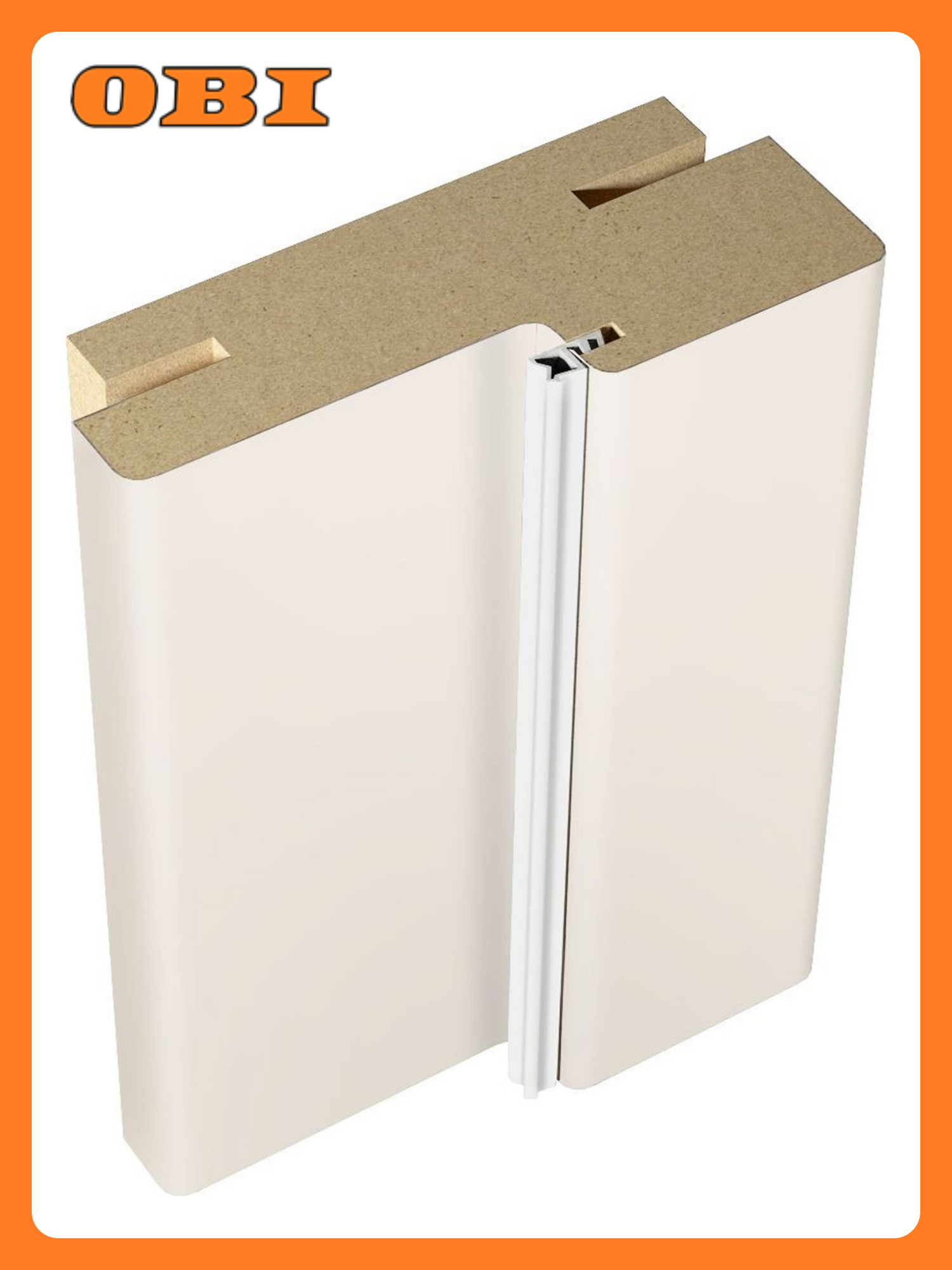 Дверная коробка Аляска телескопическая Слоновая кость 30х2100 мм 25 шт