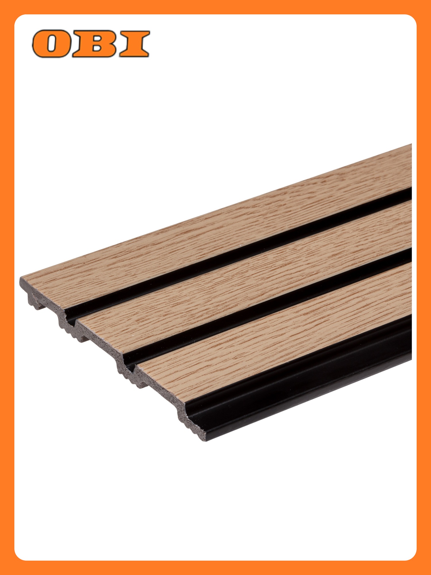 Панель GRACE 3D RAIL полистирол 2700х120х10 мм ударопрочная бежевая