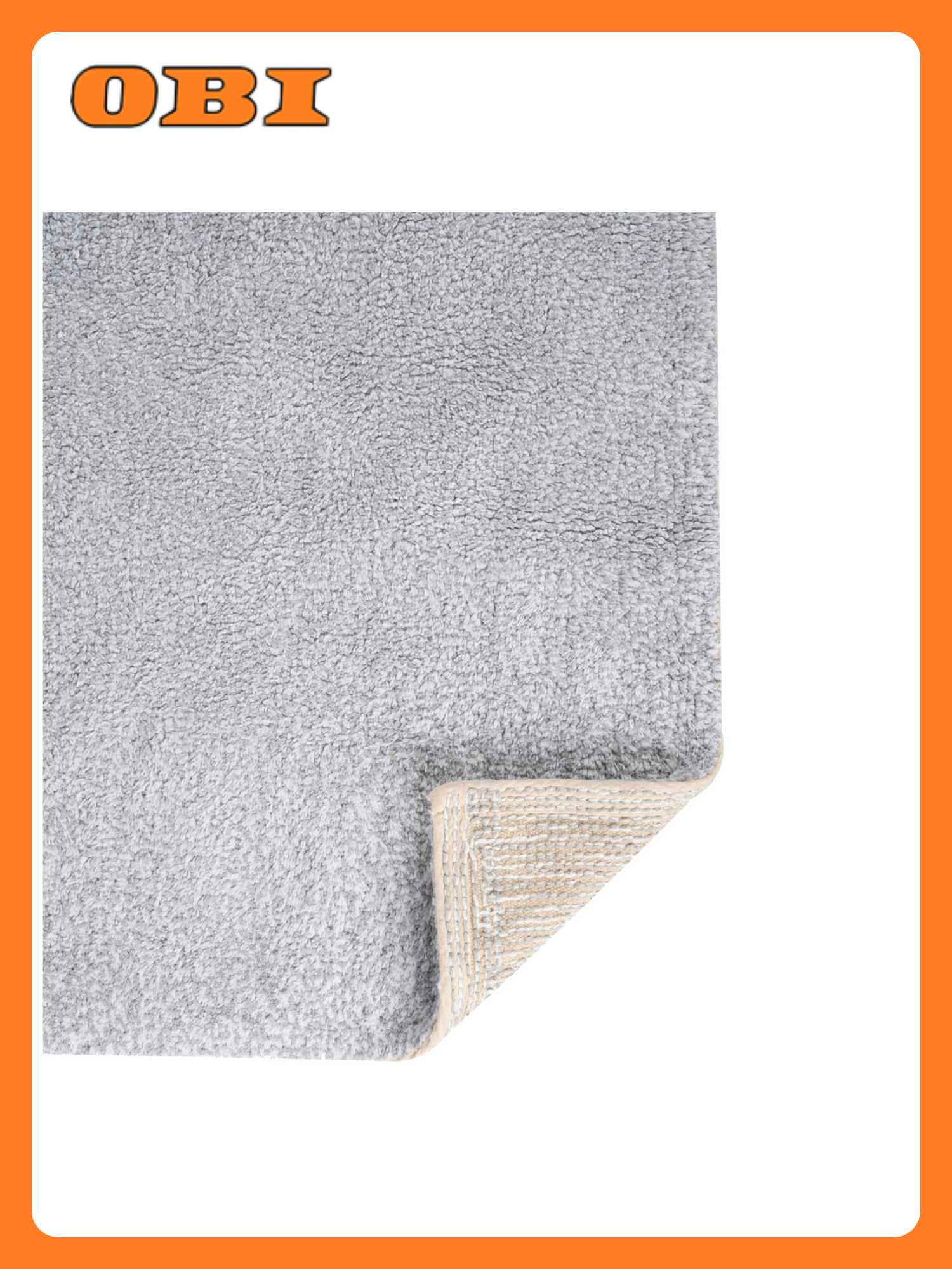 Коврик для ванной комнаты Fora WAVE хлопковый 60x60 см