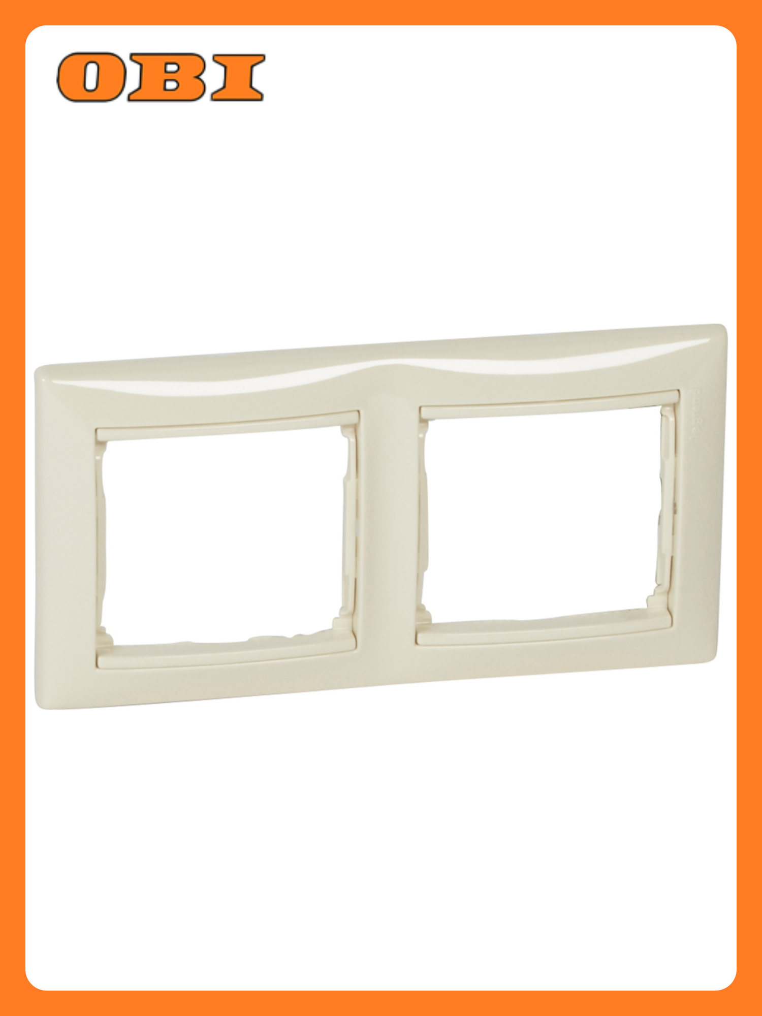 Рамка 2 поста Legrand Valena слоновая кость