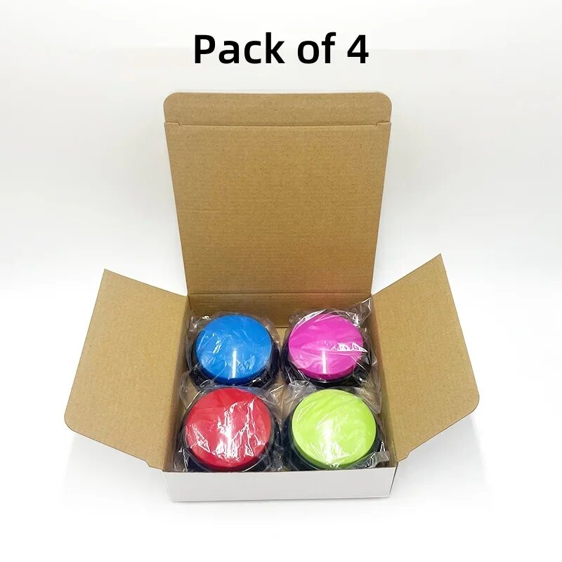 Набор кнопок для дрессировки собак, Pack of 4