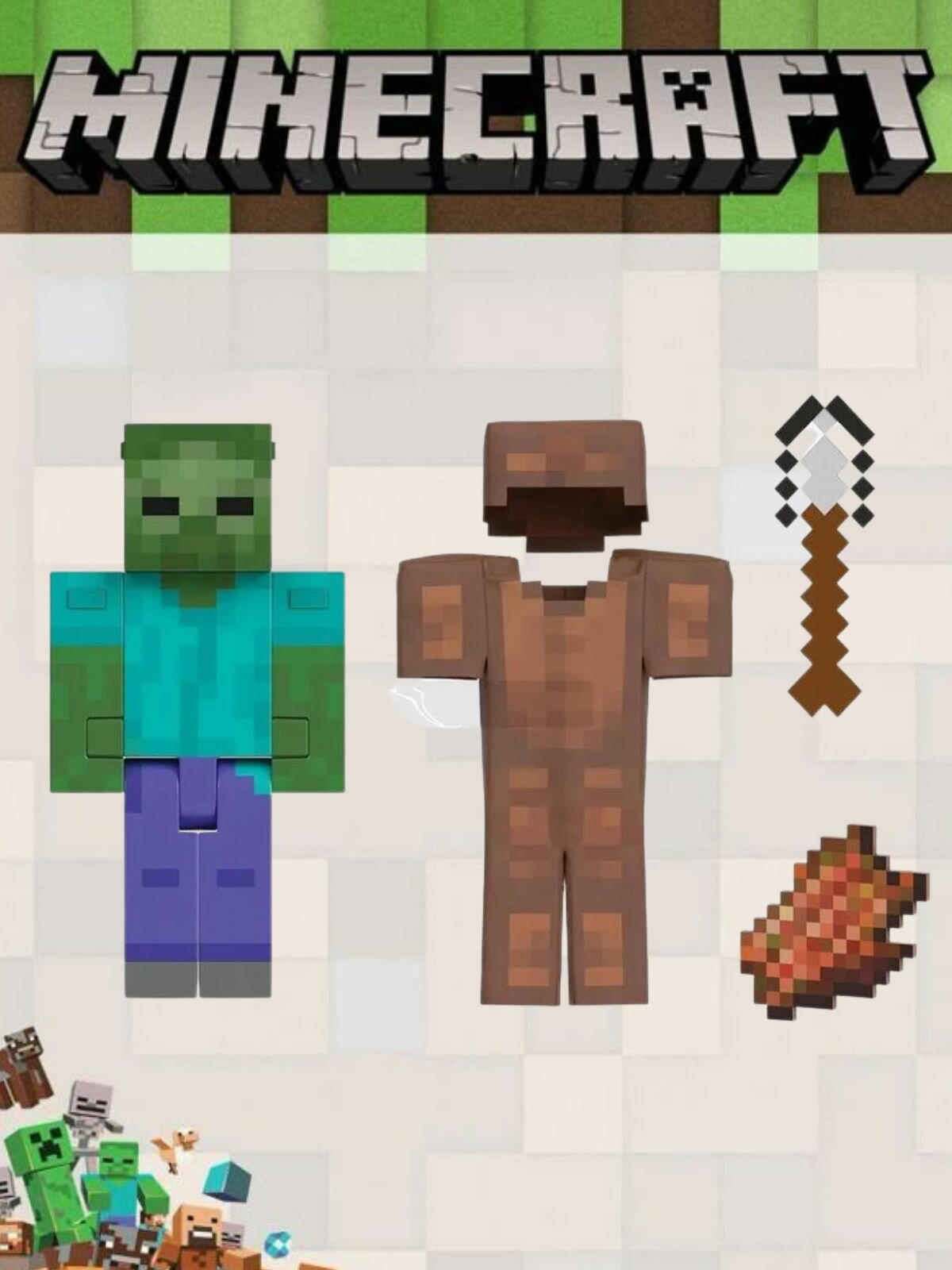 Фигурка Mattel Minecraft Diamond Level Зомби HTM05 — фото 1