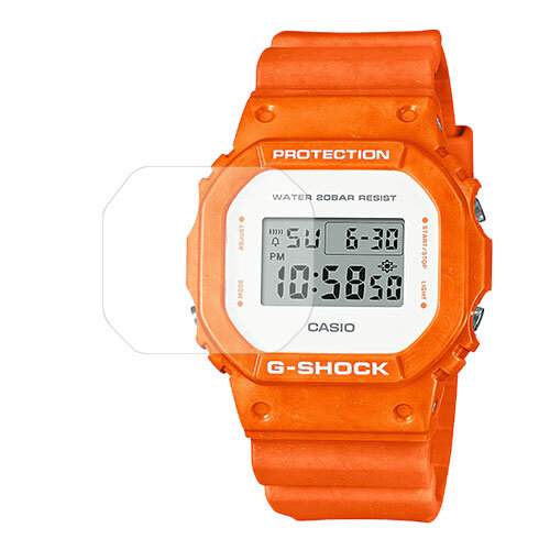 Скрин Мобайл защитный экран для часов Casio DW-5600WS-4 из гидрогелевая плёнка прозрачная