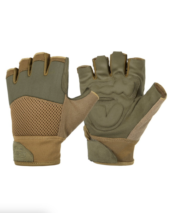 Перчатки тактические Helikon HFG, цвет Olive Green/Coyote A, L